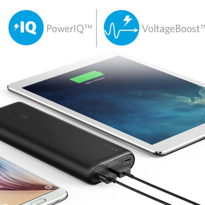 Pin Sạc Dự Phòng Anker PowerCore 20100mAh - A1271H11 / A1271011 (Đen) - Hàng Chính Hãng