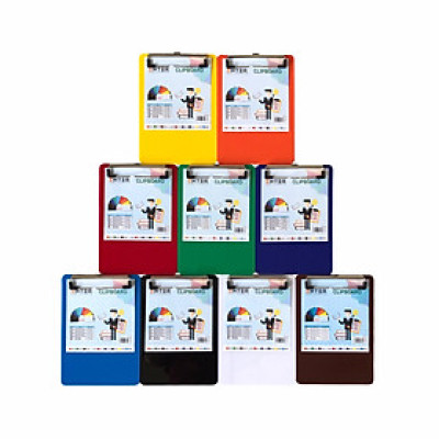 Bìa trình ký mica Enter G03 16.5x21.5cm có kẹp giấy A5 đứng 