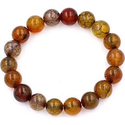 Vòng tay chuỗi hạt đá vân rồng 10 ly 18 hạt