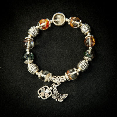 Vòng phong thủy Thạch anh ưu linh cảnh thiên nhiên AAAA VT062