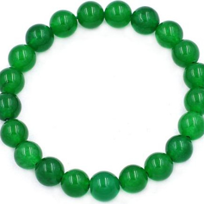 Chuỗi hạt đeo tay Thạch Anh Xanh Lá 8 ly 21 hạt - hợp mệnh Hỏa, mệnh Mộc