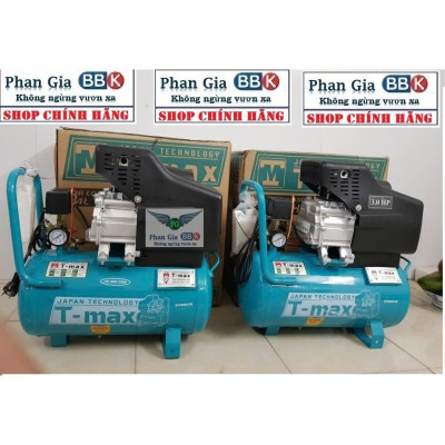 Máy Nén Khí Có Dầu Liền Trục TMAX 3.0 HP 30L, máy nén khí 100% dây đồng