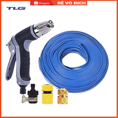 Bộ dây và vòi xịt rửa xe tưới cây tăng áp 15M(cút đồng nối 713-1) 206817
