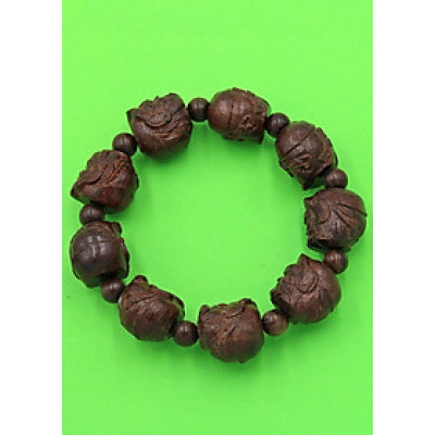 Vòng tay chuỗi hạt Phật Di lặc thần mộc