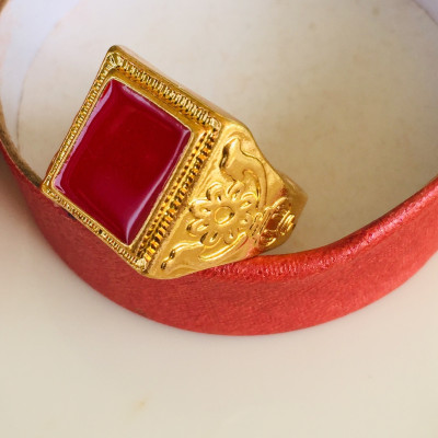 Set Nhẫn Nam Phong Thủy, Đính đá Cẩm Thạch, Điêu khắc tinh xảo, Mang Lại May Mắn, Tài Lộc, Thiết kế Free size, Phù Hợp Nam từ 55 - 80kg