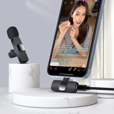Mic thu âm cài áo không dây K9 thu âm to rõ, lọc ồn tốt, micro phục vụ quay vlog, livestream, youtube, tiktok - Hàng nhập khẩu