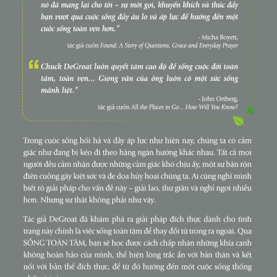 Sống Toàn Tâm - Chuck DeGroat - Vanlangbooks