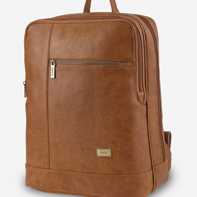 Balo da nam nữ đựng laptop 15.6 inch, ba lô công sở phom rộng, nhiều ngăn IDIGO UBP2-519-00