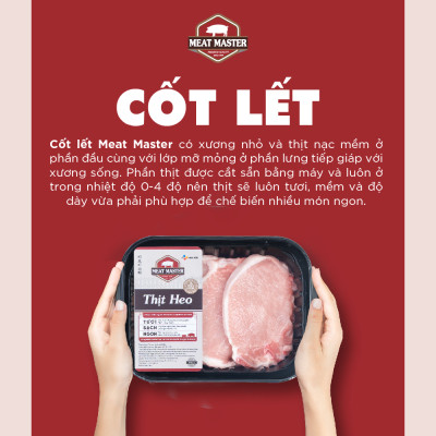 Cốt lết heo Meat Master ( 400 G ) - Giao nhanh