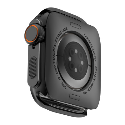 Ốp Case Kim Loại Style AW Ultra cho Apple Watch 4/5/6/7/8/9/10 Apple Watch Ultra Size 44/45/46/49mm - Hàng Chính Hãng