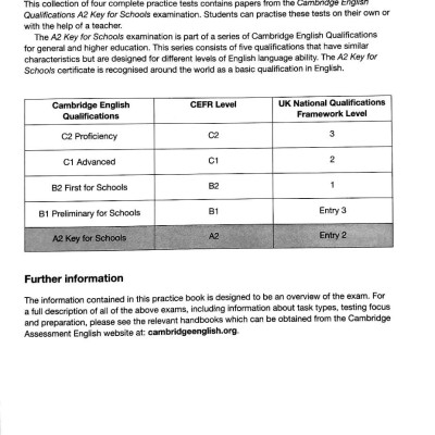 A2 Key For Schools 1 For The Revised 2020 Exam Student