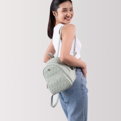 Balo Yuumy ( Thời trang nữ tiện lợi cỡ trung - Balo da Seasand YBA66 )