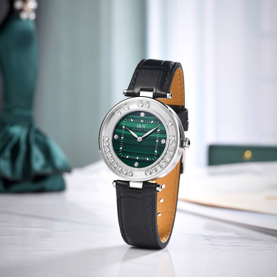 Đồng hồ nữ chính hãng IW CARNIVAL IW630L-1 Kính sapphire ,chống xước ,Chống nước 30m ,Bảo hành 24 tháng,Máy điện tử (pin),dây da cao cấp, thiết kế đơn giản dễ đeo