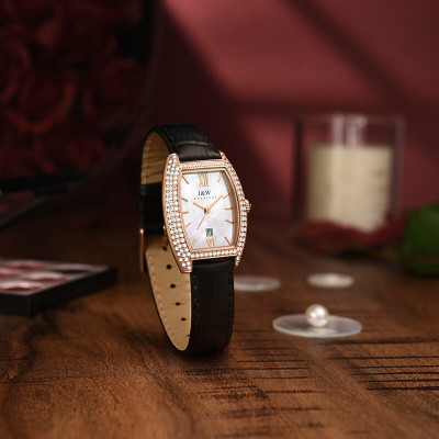 Đồng hồ nữ chính hãng IW Carnival IW537L-2 Kính chống xước ,Chống nước 30m ,Bảo hành 24 tháng,Máy pin Quartz,dây da đen xịn,thiết kế mặt chữ nhật đơn giản dễ đeo