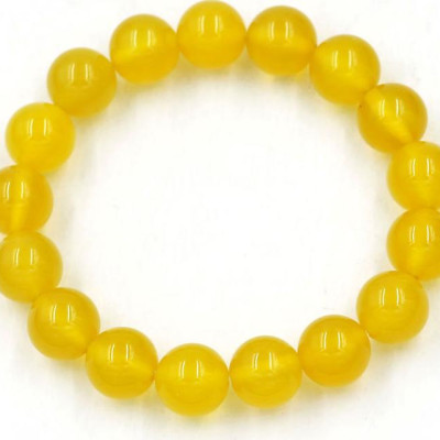 Vòng tay chuỗi hạt hoàng ngọc 10 ly 17 hạt