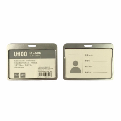 Bảng tên Uhoo 6041 8.5x5.4cm 2 mặt ngang (6)