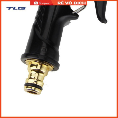 Bộ dây và vòi xịt rửa xe tưới cây tăng áp,vòi xịt rửa,vòi tưới cây 810-2621 (dây xanh dẹt- cút nối xanh)