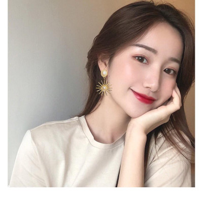 Khuyên tai đá mặt trời_LeAu KT64