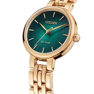 Đồng Hồ Nữ Citizen Dây Thép Không Gỉ EM0993-82Z - Mặt Xanh (Sapphire)