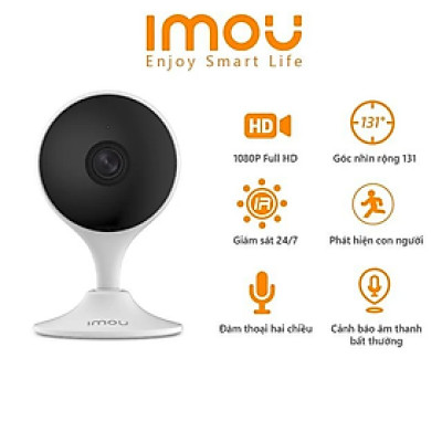 Camera IP WIFI Imou đứng Cue 2 IPC-C22EP 2M/2-way talk/Siren/IR10m, 2Y WTY (Blue)_IPC-C22EP - Hàng chính hãng