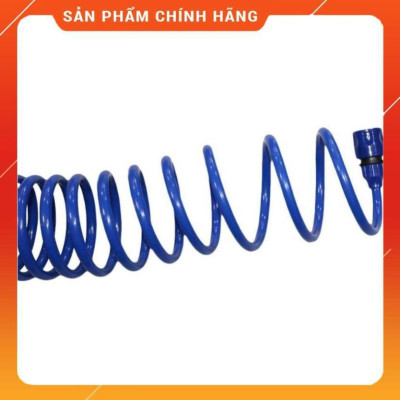 Bộ vòi xịt nước tưới cây đa năng tăng áp lực nước kèm dây tưới dạng lò xo co dãn 319814 loại 10m 