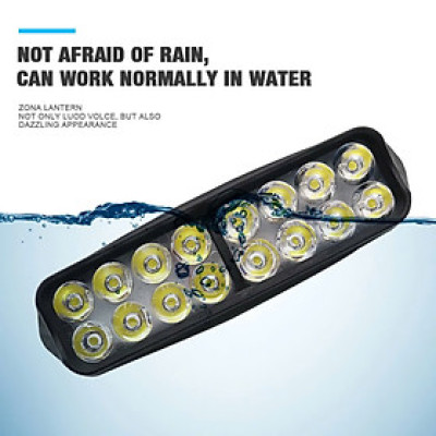 ĐÈN TRỢ SÁNG XE MÁY Ô TÔ 16TIM LED SIÊU SÁNG