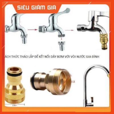 Bộ dây vòi xịt nước rửa xe, tưới cây . tăng áp 3 lần, loại 7m, 10m 206701-1 đầu đồng,cút đồng+ tặng đai
