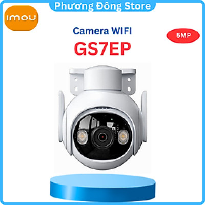 Camera Wifi ngoài trời Imou Cruiser 2 (5MP) I IPC-GS7EP-5M0WE I Đàm thoại 2 chiều I Phát hiện chuyển động I IP66 | Hàng chính hãng