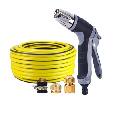 Vòi phun xịt rửa xe, tưới cây chuyên nghiệp 7-10m 206817 (cút đồng nối đồng)