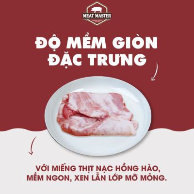 Nạc giòn heo tuyển chọn Meat Master ( 400G ) - Giao nhanh