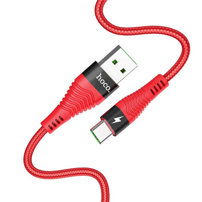 Cáp Sạc Hoco U53 Type C + Tặng 5 Dây Quấn Cáp - Chính Hãng 