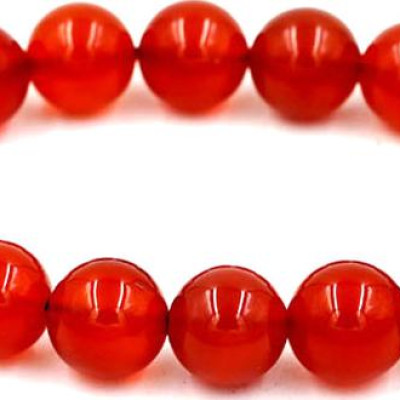 Vòng tay chuỗi hạt mã não đỏ 12 ly 17 hạt