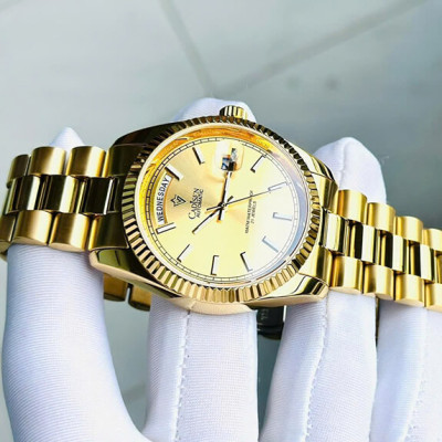 Đồng Hồ Nam Cadisen C8215M3 Chính Hãng Full Box Chống Nước Kính Chống Xước Dây Thép BH 2 Năm Máy Cơ