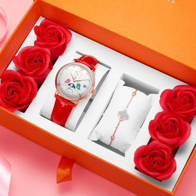 Đồng Hồ Nữ LOBINNI No.2065-4 Chính Hãng Fullbox BH 24T Chịu Nước 50m Kính Chống Xước Dây Thép Không Gỉ 316L (Máy Cơ Tự Động)