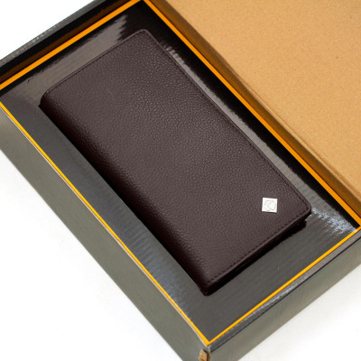 Ví dài VICTOR - Da bò hạt | Anh Tho leather