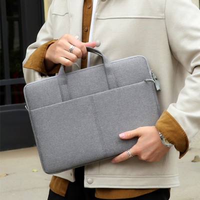 Túi xách vải chống sốc laptop macbook surface, túi công sở đeo chéo nam nữ cặp đựng laptop