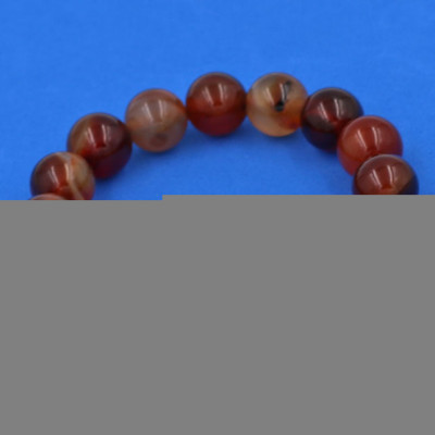 Vòng đeo tay Thạch Anh Nâu 12 ly - cẩn Tỳ Hưu Phong Thủy inox vàng VTANTHHBV12 - hợp mệnh Thổ, mệnh Mộc