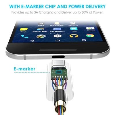 Dây cáp sạc nhanh PD Type-C 60W hiệu CHOETECH A3002 Gen 2 Type C to Type C PD cho Smartphone / Tablet / Macbook / Laptop Type C (3A, công suất 60W, sạc nhanh QC 3.0) - Hàng chính hãng