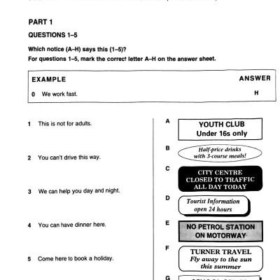 Cambridge Key English Test 3 with Answers 
