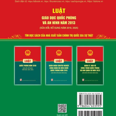 Luật Giáo dục quốc phòng và an ninh năm 2013 (sửa đổi, bổ sung năm 2018, 2025)