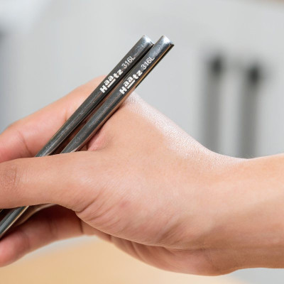 Bộ Đũa inox 10 Đôi Haatz CIM316 - Đũa inox 316L Siêu Bền, An Toàn Cho Sức Khoẻ, Bảo Hành 24 Tháng