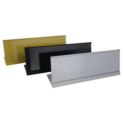 Bảng thông tin để bàn nhôm Enter AL33 240x75mm, Biển chức danh, Bảng tên để bàn, Kệ chức vụ