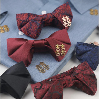 Nơ cổ nam Chú Rể 2022 , Nơ phù rể Phụ kiện cưới Giang