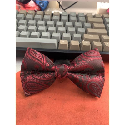 Nơ cổ nam cao cấp dành cho chú rể tiệc sang trọng chất liệu gấm dệt giangpkc