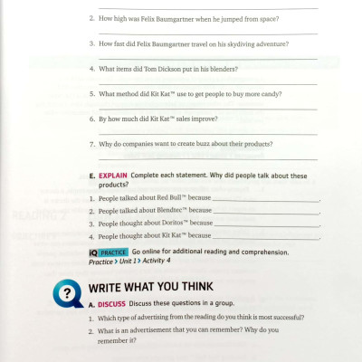 Q: Skills For Success: Level 2: Reading And Writing Student Book With iQ Online Practice - 3rd Edition