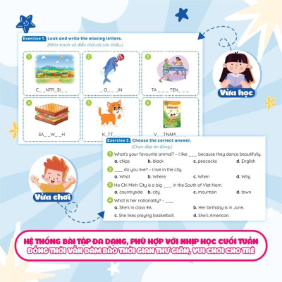 Sách - Phiếu Bài Tập Cuối Tuần Tiếng Anh Lớp 5 - Megabook