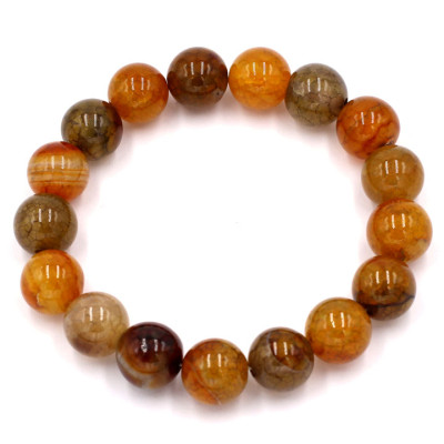 Vòng tay phong thủy đá vân rồng 10 ly 17 hạt