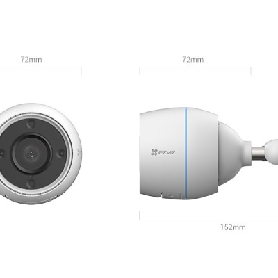 CAMERA H3C COLOR EZVIZ WIFI 2MP NGOÀI TRỜI THÔNG MINH - Hàng chính hãng- Bảo hành 2 năm