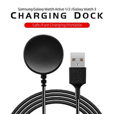 Đế Sạc Kèm Dây Cáp Usb cho đồng hồ Samsung galaxy watch 3 41/45mm chất lượng vượt trội