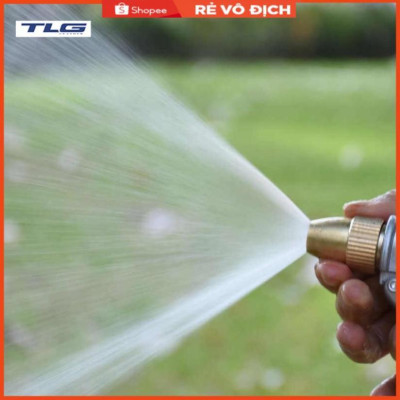 Vòi phun xịt rửa xe, tưới cây chuyên nghiệp 7-10m 206817 (cút đồng nối đồng)